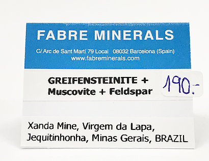 Greifensteinite with Muscovite and Feldspar