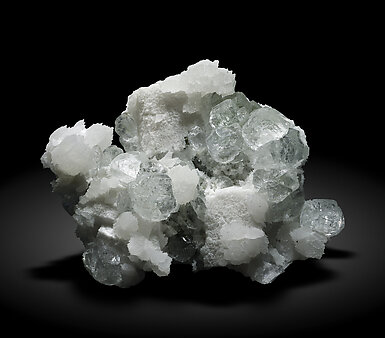 Fluorite with Pyrite, Dolomite and Calcite