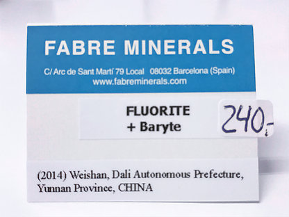 Fluorite with Baryte