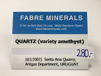 Quartz (variety amethyst)