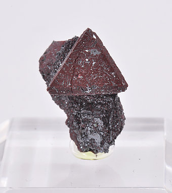 Zunyite with Hematite