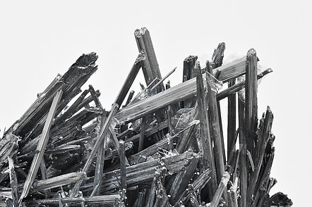 Stibnite with Baryte