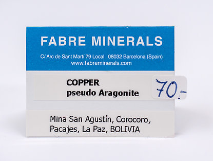 Copper after Aragonite