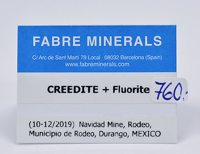 Creedite with Fluorite