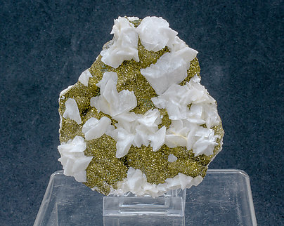 Pyrite with Calcite