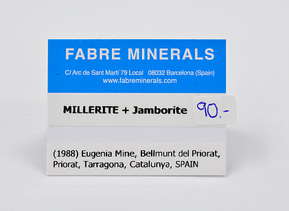 Millerite with Jamborite