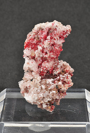 Cinnabar with Quartz, Calcite and Gypsum