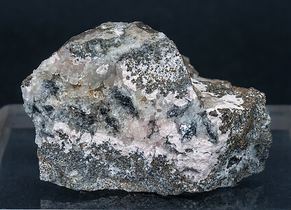 Nagygite with Rhodochrosite and Quartz