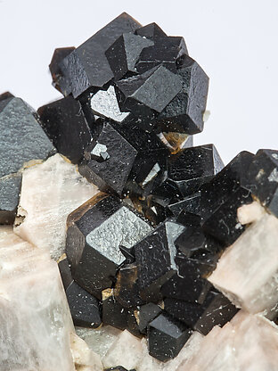 Andradite on Microcline