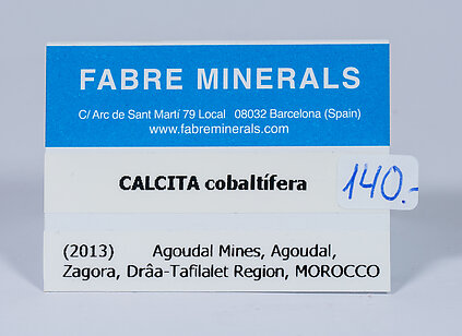 Calcita (variedad cobaltfera)
