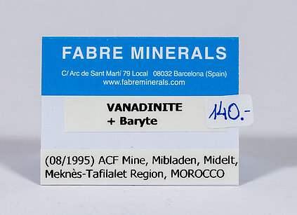 Vanadinite with Baryte