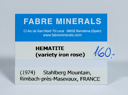 Hematite (variety iron rose)