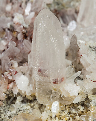 Cerussite on Galena