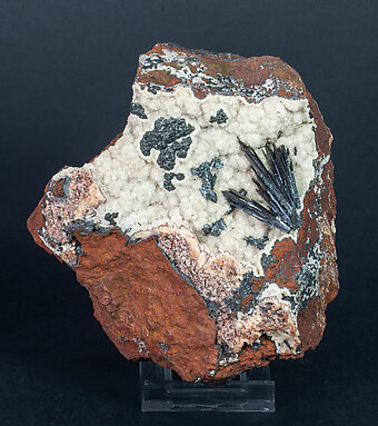 Goethite on Calcite