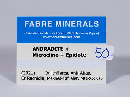 Andradite with Microcline and Epidote