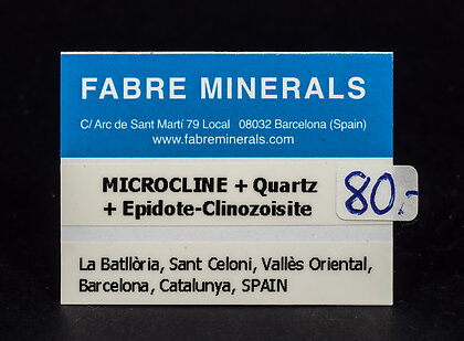 Microcline with Quartz and Clinozoisite-Epidote