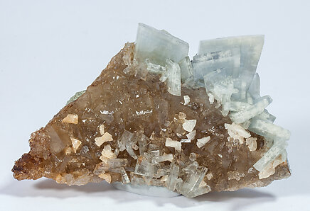 Baryte with Fluorite and Dolomite