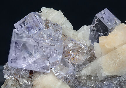 Fluorite with Calcite