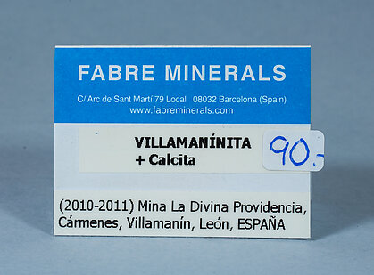 Villamanínite with Calcite