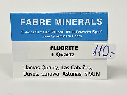 Fluorita con Cuarzo