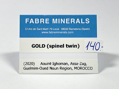 Gold (spinel twin)