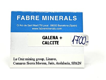 Galena with Calcite