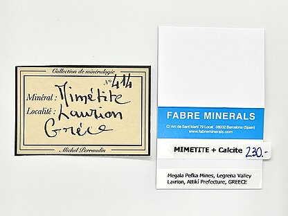 Mimetite with Calcite