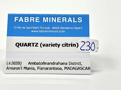 Cuarzo (variedad citrino y ahumado)