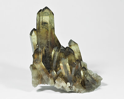 Quartz (variety citrine and smoky)