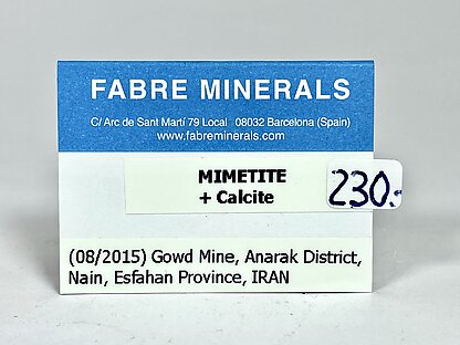 Mimetite with Calcite