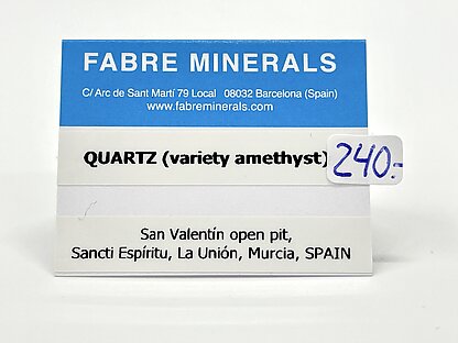 Cuarzo (variedad amatista)