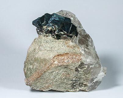 Hematite with Quartz