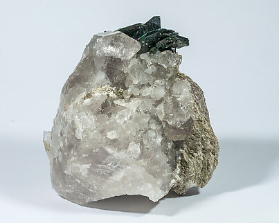 Hematite with Quartz. Rear