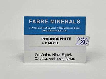 Piromorfita en Barita