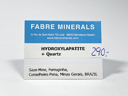 Hydroxylapatito en Cuarzo