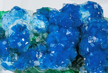 Shattuckite with Quartz, Malachite and Chrysocolla