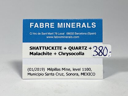 Shattuckite with Quartz, Malachite and Chrysocolla