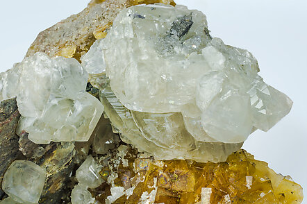 Calcite with Fluorite, Baryte and Dolomite
