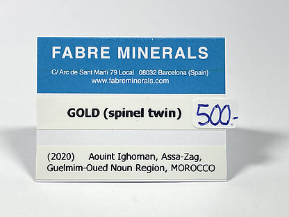 Gold (spinel twin)