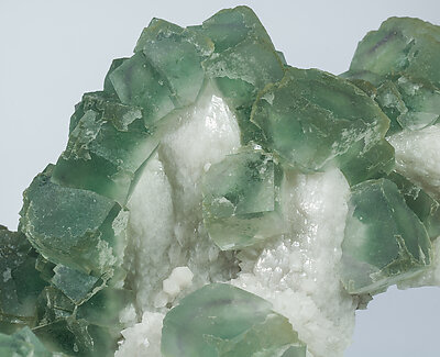 Fluorite with Quartz