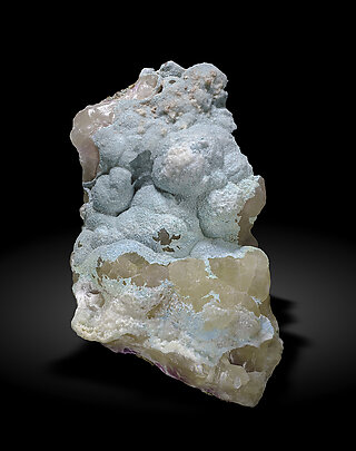 Aurichalcite (variety zeiringite) with Calcite and Co-bearing Calcite