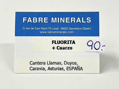 Fluorita con Cuarzo