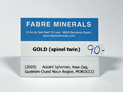 Oro (macla de la espinela)