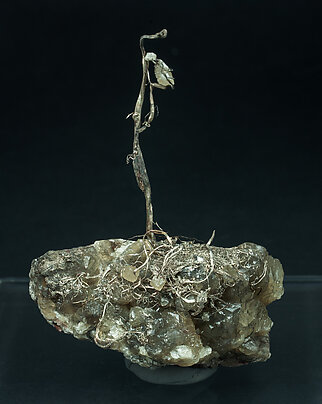 Silver with Calcite