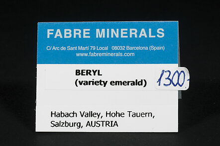 Beryl (variety emerald) with Biotite