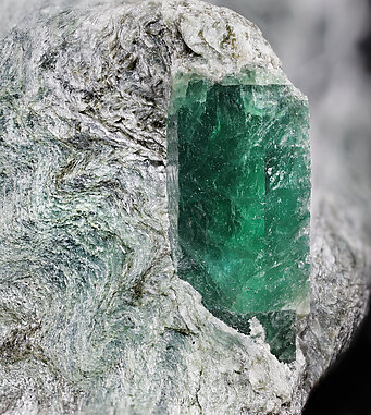 Beryl (variety emerald) with Biotite