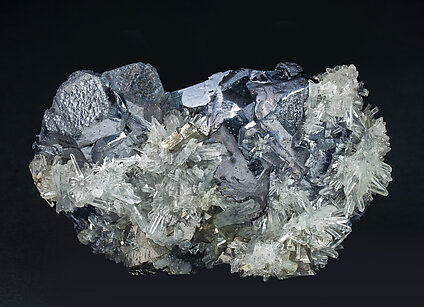 Galena with Quartz and Arsenopyrite