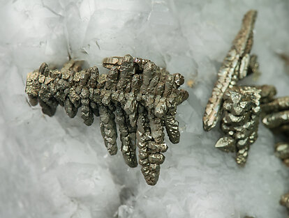 Pyrite with Calcite