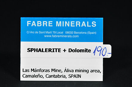 Sphalerite with Dolomite