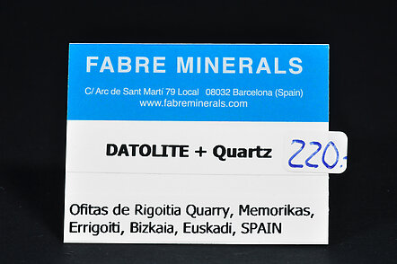 Datolite with Quartz